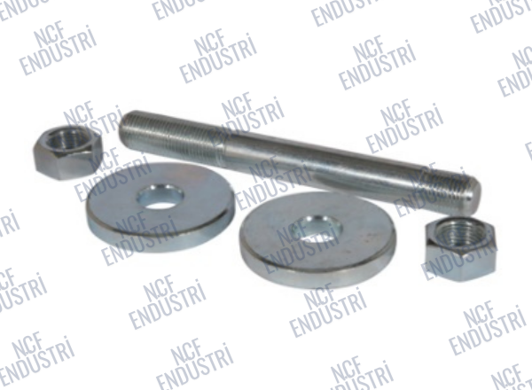 Ön Ağırlık Bağlantı Çubuk Takımı (2 Ağırlık) (1 Buçuk + 2 Pul + 2 Somun)