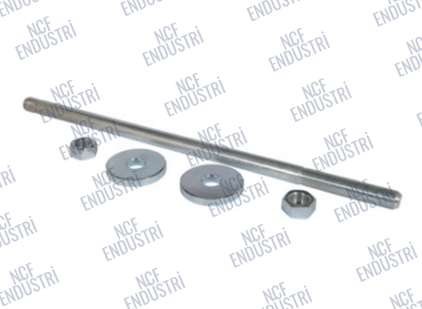 Ön Ağırlık Bağlantı Çubuk Takımı (6 Ağırlık) (1 Çubuk + 2 Pul + 2 Somun)