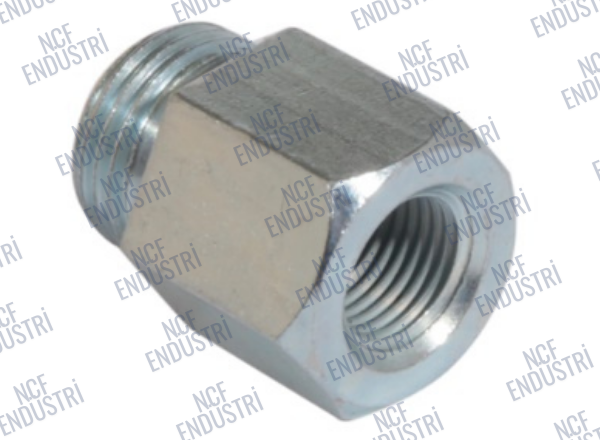Hidrolik Damper (Dişi) Nipel Dişi 9 /16 NF x Erkek 1 / 2 BSP