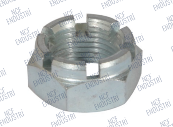 Kuyruk Mil Somunu – Yarıklı – 7 / 8” 14 UNF