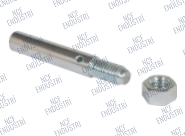 Hidrolik Direksiyon Lift Pimi (1/2 - 13 Diş)-Somunlu Takım